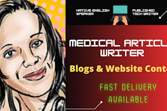be your medical content writer and website copywriter