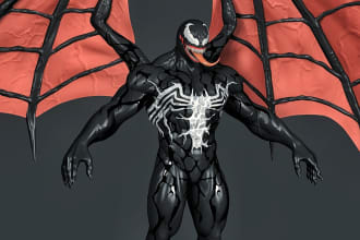 3d sculpture and model in zbrush