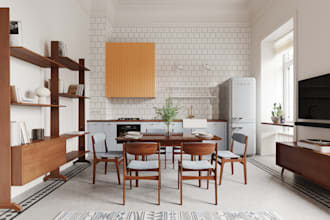 create photorealistic interior 3d rendering