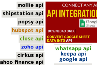integrate zoho hubspot fedex shipstation kommo apc any api