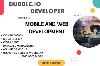 bubble developer, telehealth developer bubbleio expert