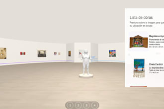 virtual tours in the museum 3d