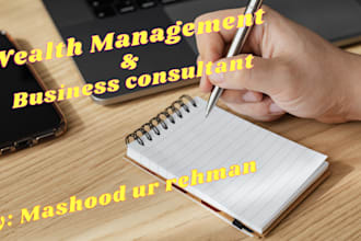 prepare business plans, wealth management plans