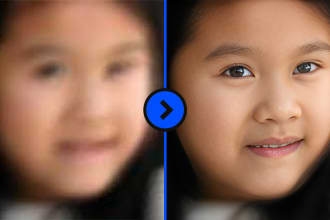 do fix blurry images, sharpen, enhance and improve photos
