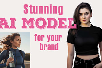 Top 10!  create a beautiful model from ai for your brand