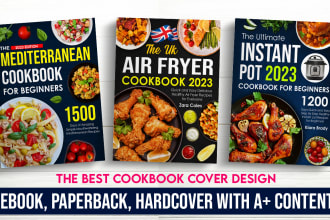 high quality cookbook kindle cover and paperback cover