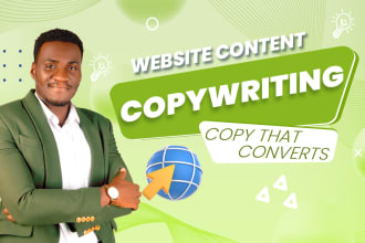 do expert copywriting and be your SEO website content writer