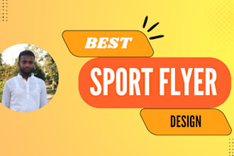 design sports flyer, event flyer, party flyer and club flyer