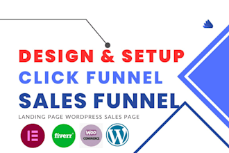 setup clickfunnels sales funnel landing pages sales funnel and funnel builder