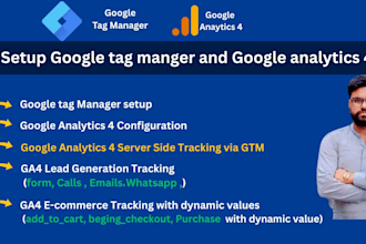 do google tag manager setup ga4 ecommerce tracking conversion tracking