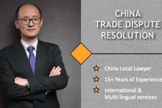 do china trade dispute resolution service