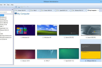 install,configure virtual machines oracle box, vmware,hyperv, tech support
