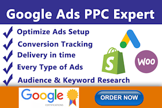 setup and optimize google ads campaigns for max ROI