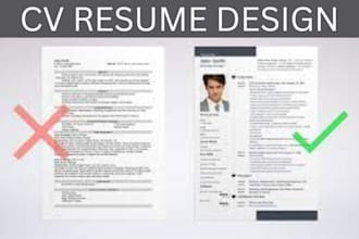 make cv resume maker, design, tech cv writing, cv resume editing and writing