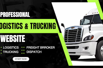 build trucking, transport, freight broker, dispatch, logistics website