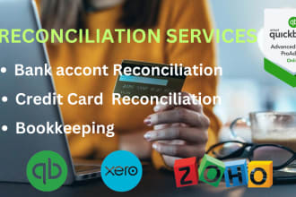 do accounting and bookkeeping in quickbooks online with bank reconciliation