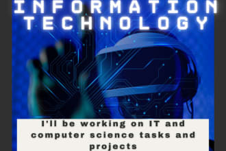 do projects and assignments related to IT and computer science