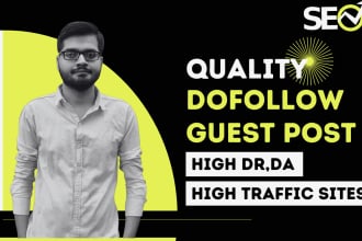 publish SEO guest post with dofollow backlink on high dr site