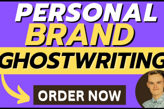 ghostwrite highly engaging content for your personal brand