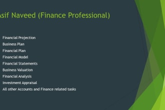 do financial models business plans and financial model