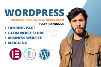 design or redesign wordpress website in 10 hours