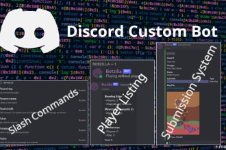 make a custom, moderation automation or clone a discord bot