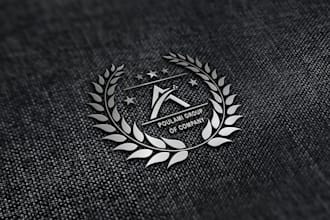 create gold 3d metalic logo