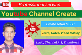 optimize SEO youtube channel create and setup