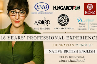 professionally translate english and hungarian in both directions