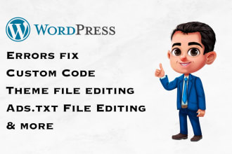 fix any wordpress, elementor errors and theme builder