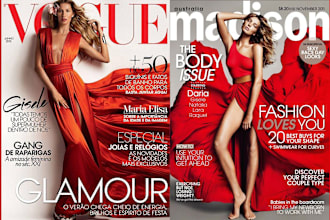 design eye catchy magazine cover within 2 hours
