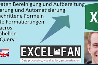 automatize, clean, prepare and visualize your excel tables