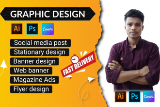 design social media posts, banner ads, and flyer design