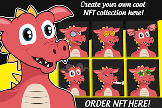 create cartoon nft collection