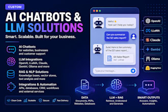 build a custom ai chatbot or llm application