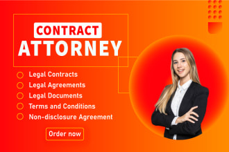 expertly draft contracts, agreements and legal letters