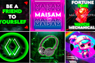 make modern eye catching logo for your profile