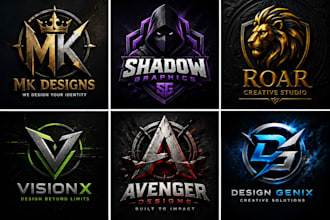 make modern eye catching logo for your profile