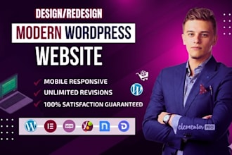 create a responsive wordpress website using nicepage
