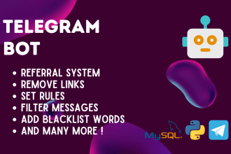 develop a professional python telegram bot