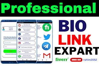 professional setup beacons link tree link in bio only 1 hour