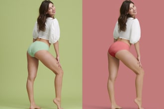 change image background, color correction, image editing etc