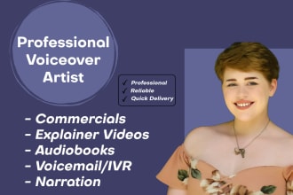 record a female voiceover
