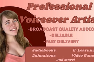 record a female voiceover