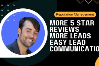 build a reputation management system to increase visibility and reviews