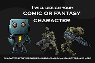 design your comic or fantasy character