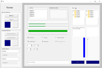 create a gui in python that guarantees your satisfaction