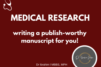 write your medical research manuscript for publication