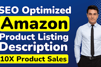 write SEO amazon listing product description that sells