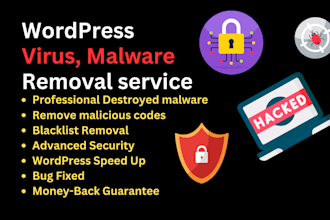 malware removal, secure hacked wordpress site